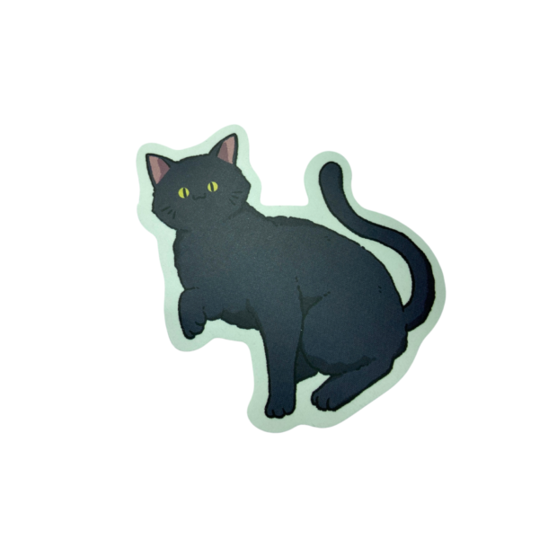 Sticker Gato negro animado