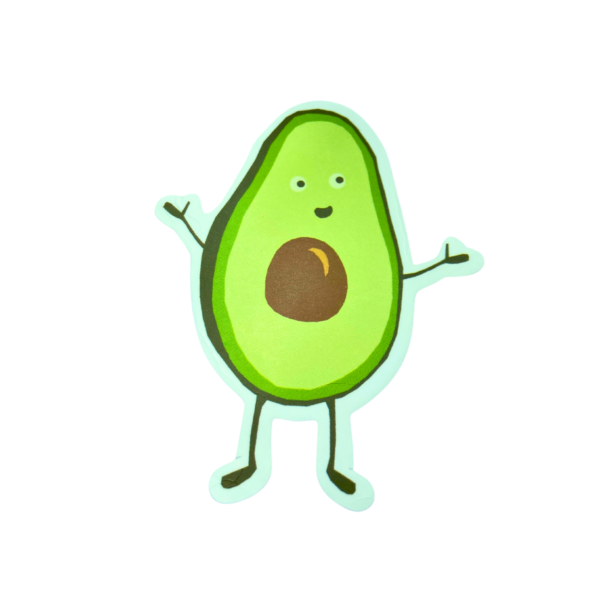 Sticker Aguacate serio