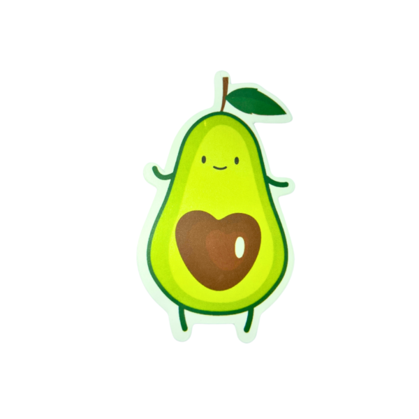 Sticker Aguacate sonriente con corazón