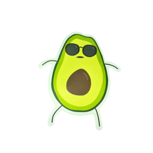 Sticker Aguacate con lentes - Imagen 2