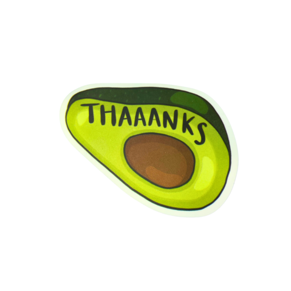 Sticker Aguacate gracias