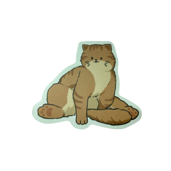 Sticker Gato Amarillo