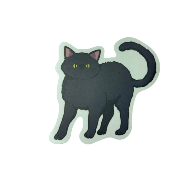 Sticker Gato negro - Imagen 2