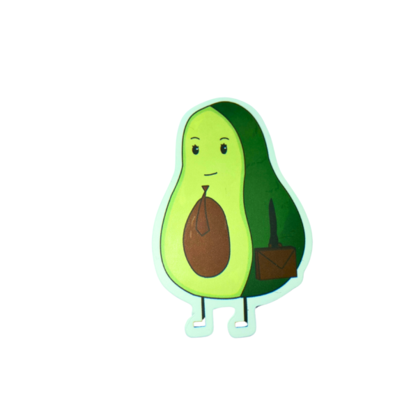 Sticker Aguacate trabajador