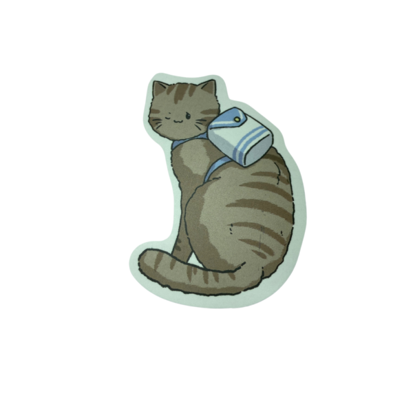 Sticker Gato con boslo