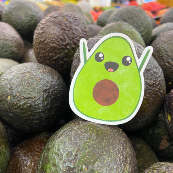 Sticker Aguacate Alegre