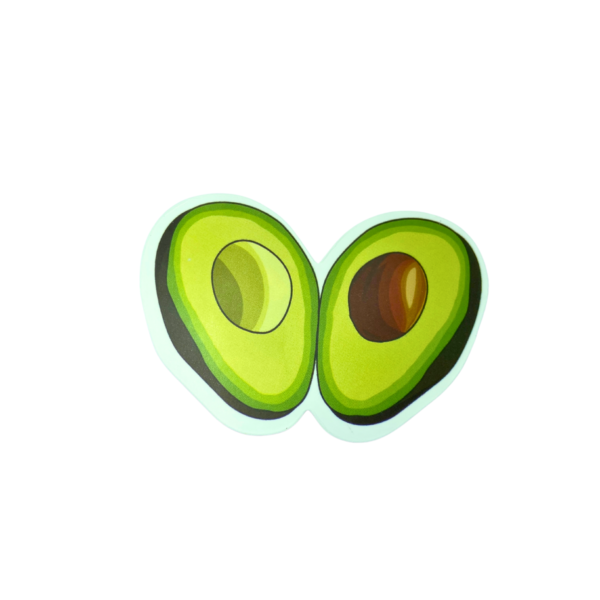 Sticker Aguacate partido