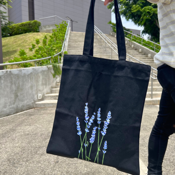 Tote Bag Flor Lavanda - Imagen 2