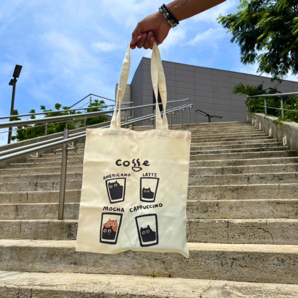 Tote Bag Coffee Cat - Imagen 2