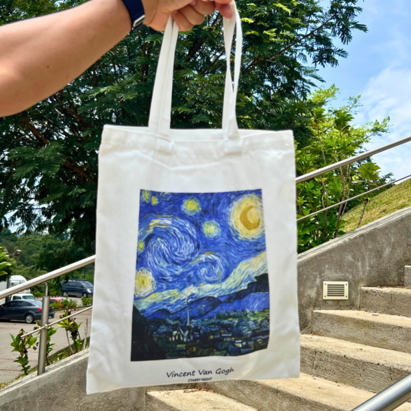 Tote Bag Noche Estrellada de Van Gogh