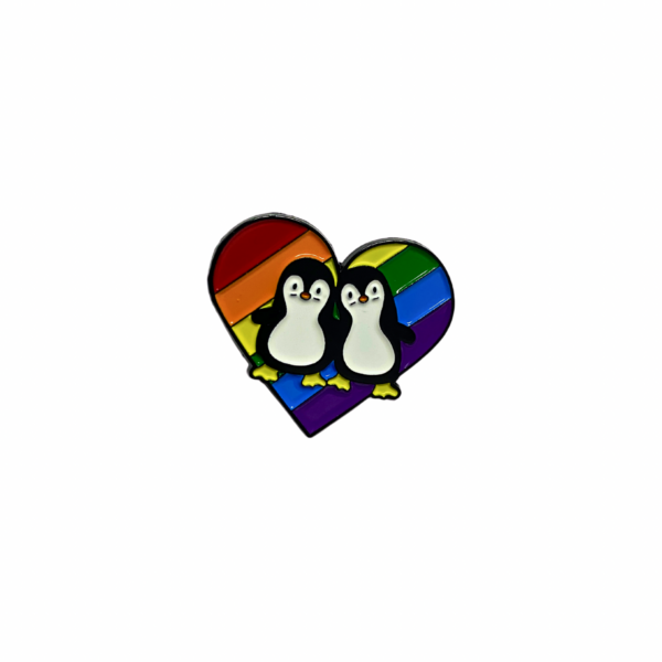 Pin Pareja Pingüinos